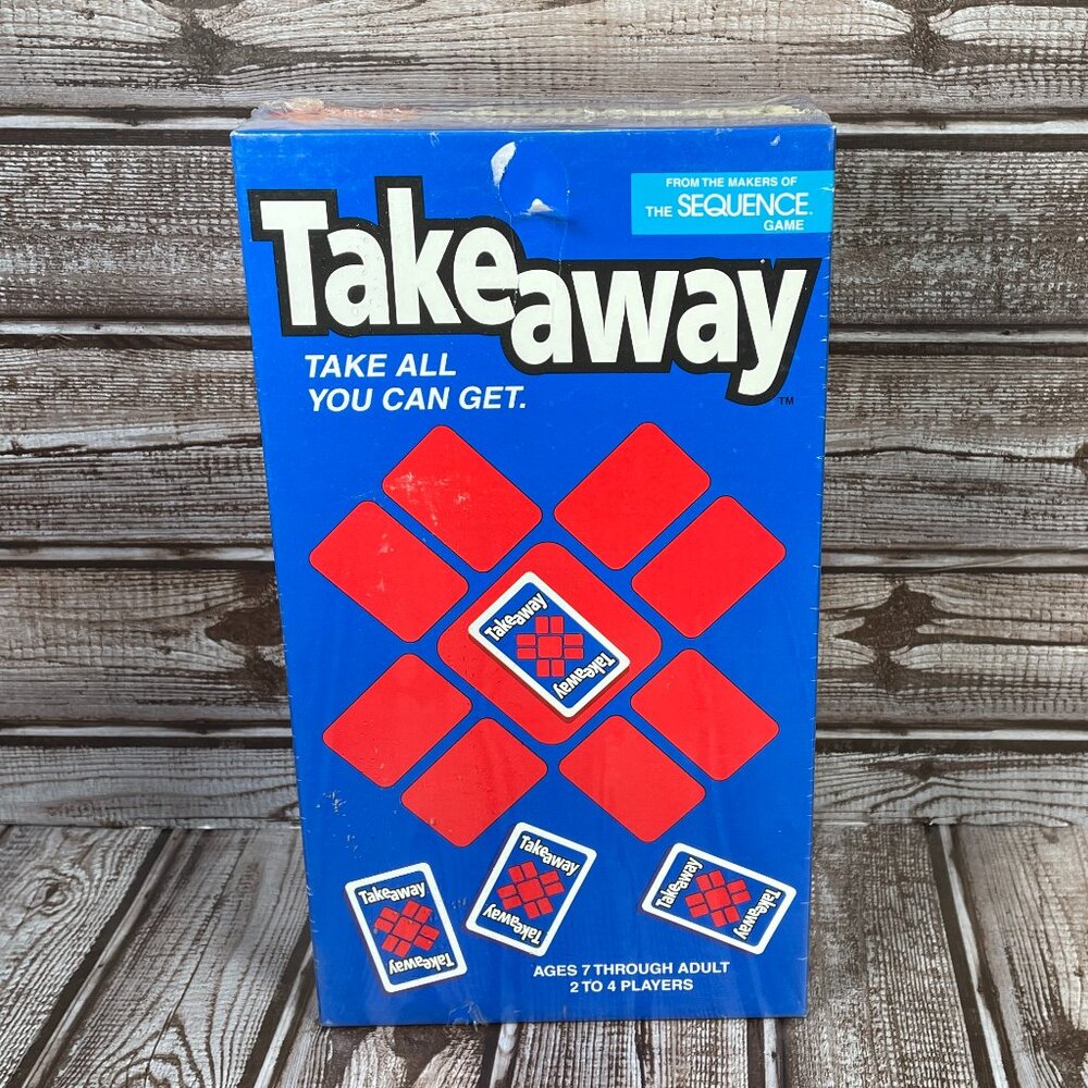 VTG TAKE AWAY Card Game JAX 2000 From Makers Of Sequence 2-4 Players SEALED NEW